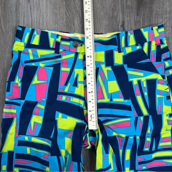 LoudMouth Golf Shorts Men's Size 32 Colorful Geometric John Daly Chino 11" - Picture 7 of 8